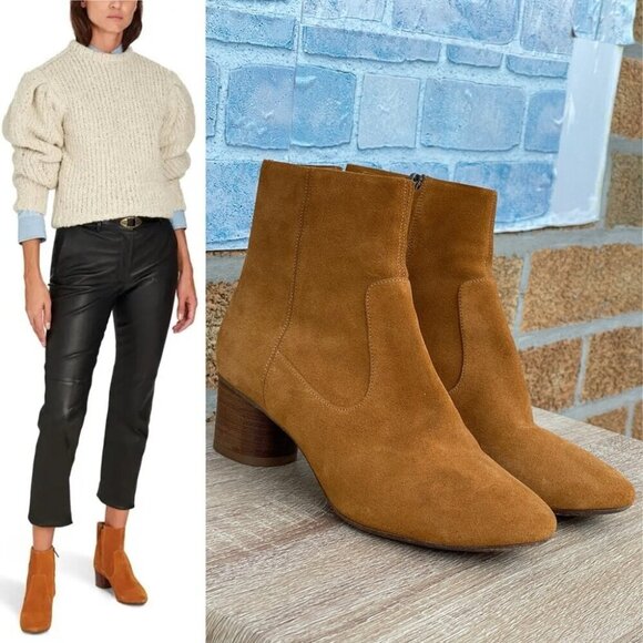 Isabel Marant Dusta Heeled Ankle Boots size 37/6.5 - Picture 1 of 16